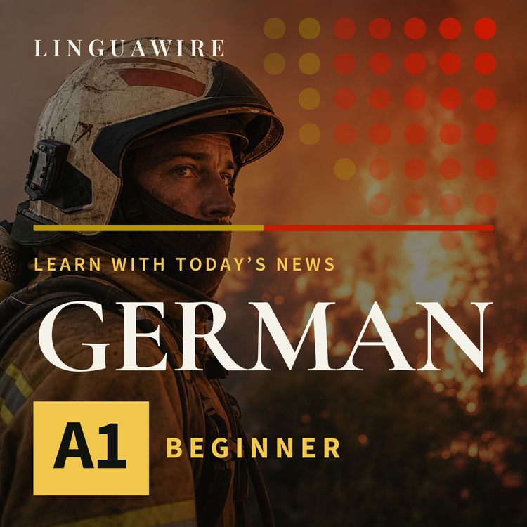 cover art for A1 German News | Can Belgium Stop the 3,000-Hectare Wildfire?