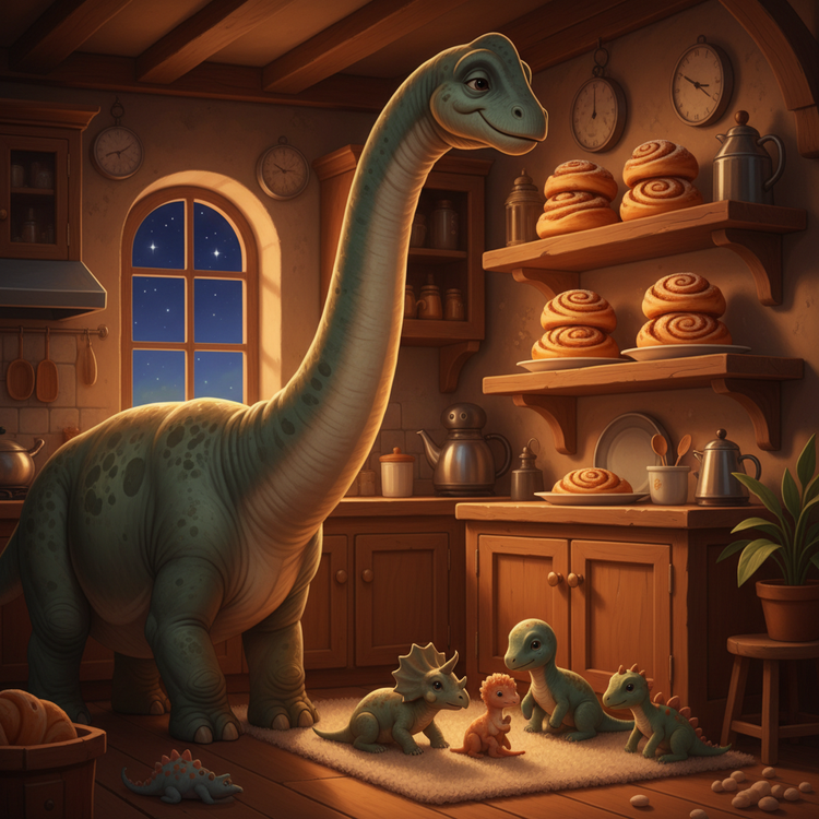 cover art for Dino-drömmar — Ep. 2: Brachiosaurus bakar bullar