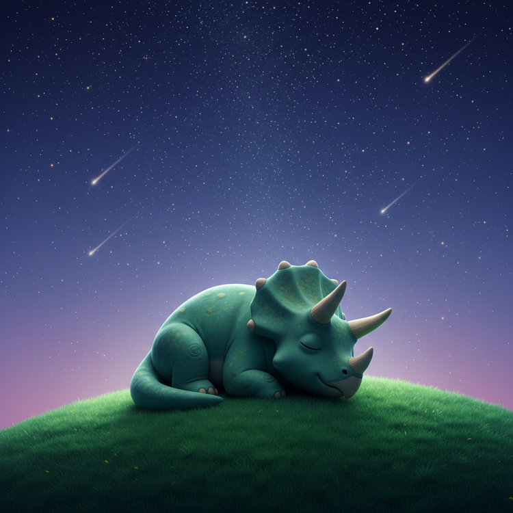 cover art for Dino-drömmar — Ep. 1: Triceratops och stjärnfallen