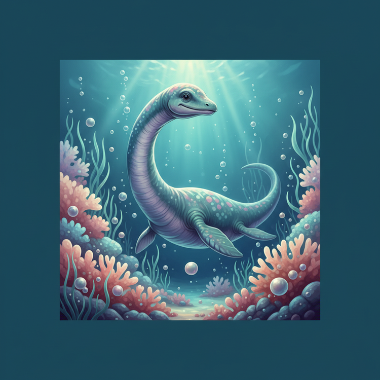cover art for Dino-drömmar — Ep. 6: Plesiosaurus och pärlorna