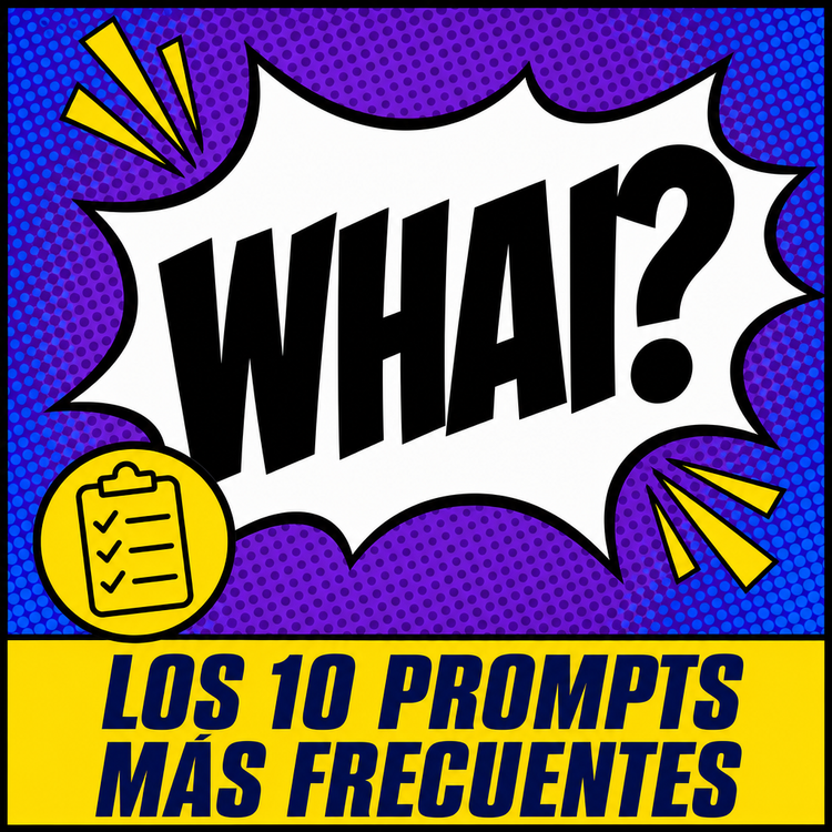 cover art for Los 10 prompts más frecuentes en ChatGPT, Gemini y Claude