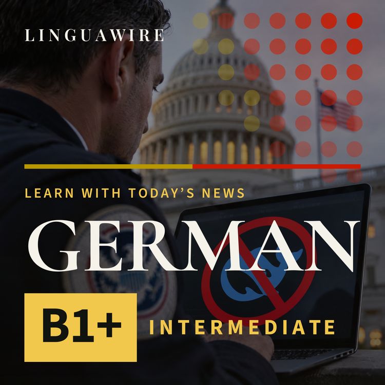 cover art for B1 German News | Why the US Government Banned DeepSeek AI