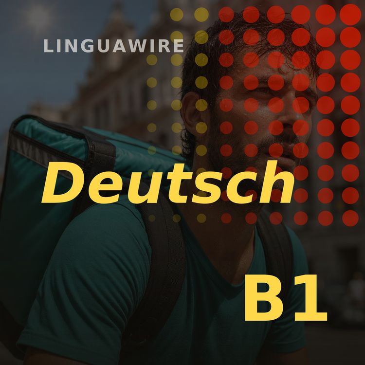 cover art for B1 German News | Italy's Delivery Riders Strike in 40C Heat