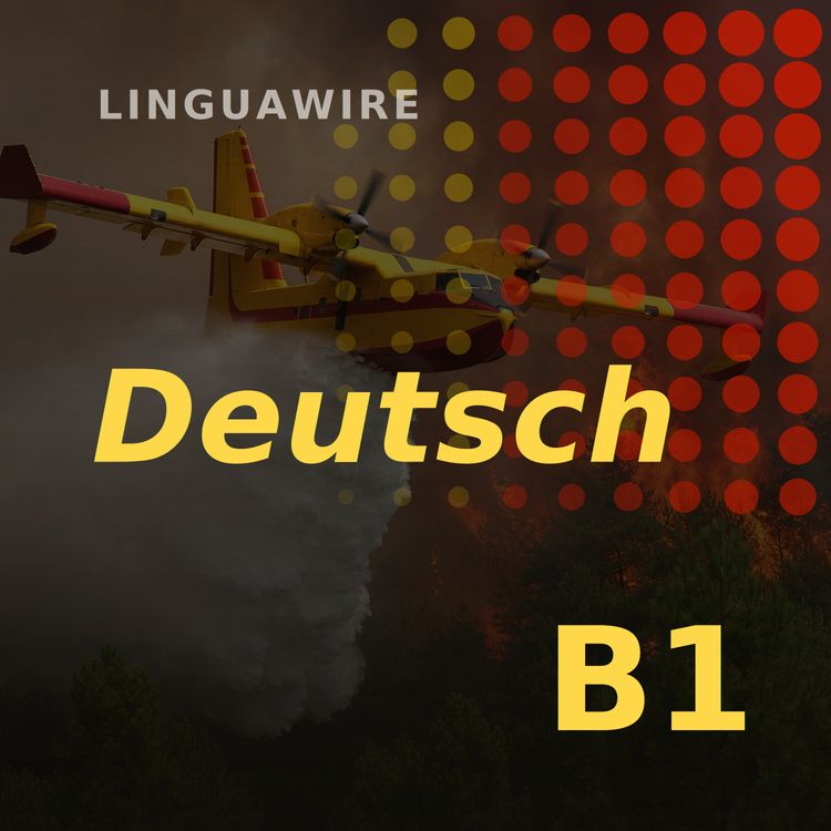 cover art for B1 German News | Hectares Burn as Fire Near Paris Spreads