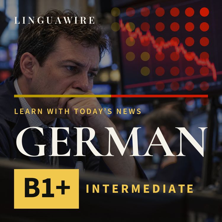 cover art for B1 German News | AI Stocks Slide 5.5% as Investors Rethink the Boom