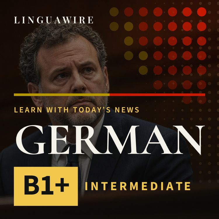 cover art for B1 German News | Lawyer Fined for Using ChatGPT in Murder Case