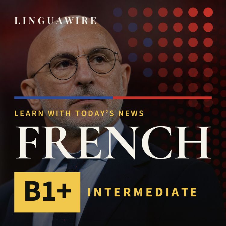 cover art for B1 French News | Luis de la Fuente Stays to Lead Spain to 2032