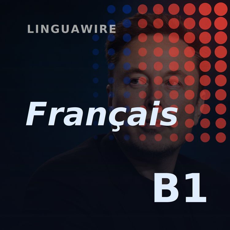 cover art for B1 French News | Elon Musk Says to Enjoy the AI Ride