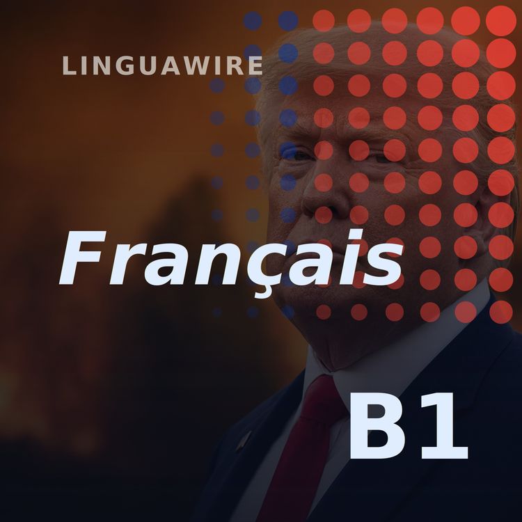 cover art for B1 French News | Trump Threatens Canada Tariffs Over Wildfire Smoke