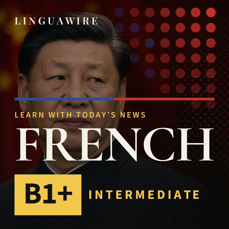 cover art for B1 French News | China Pushes Back as AI Fear Grows