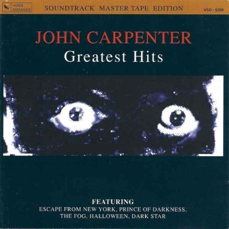 cover art for John Carpenter Greatest Hits Vol1