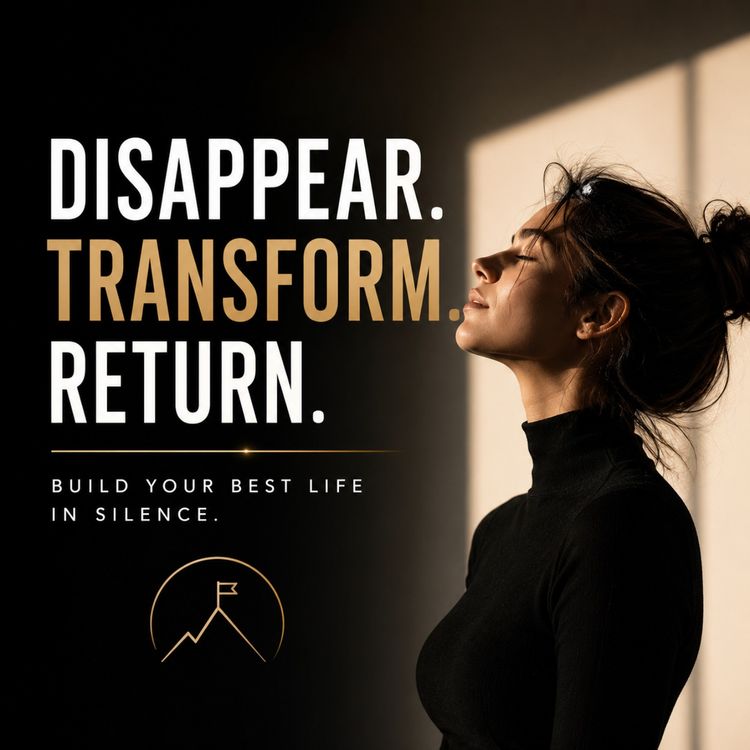 cover art for Disappear to Grow: The Power of Silent Self-Improvement and Discipline