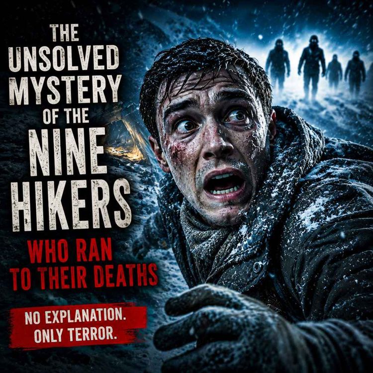 cover art for The Unsolved Mystery of the Nine Hikers Who Ran to Their Deaths