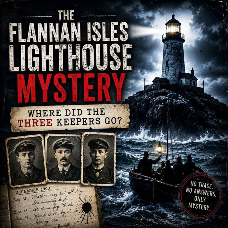 cover art for The Flannan Isles Lighthouse Mystery: Where Did the Three Keepers Go?!