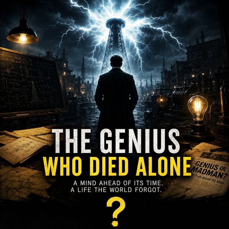 cover art for The Genius Who Died Alone... and Took His Secrets With Him