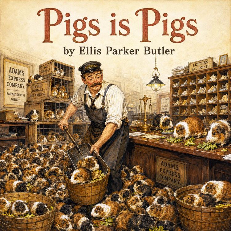 cover art for Pigs is Pigs — A Classic Farce by Ellis Parker Butler