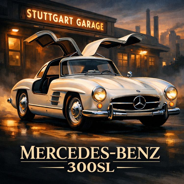 cover art for Inside the Archive: The Mercedes 300SL That Stopped Time