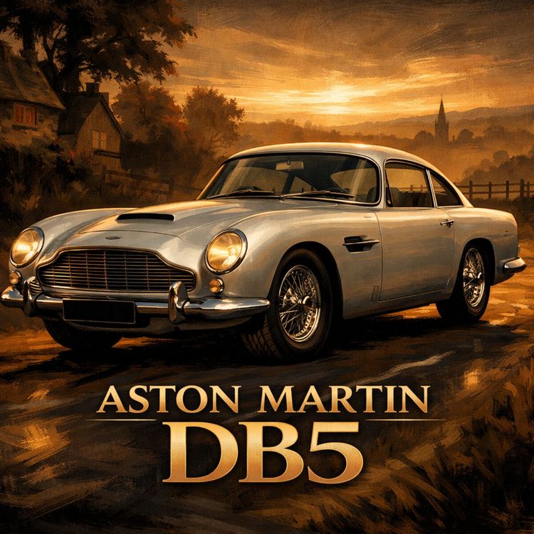 cover art for The Aston Martin DB5: British Elegance Meets Cold War Espionage