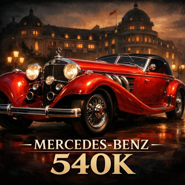cover art for Lost Treasures of the Third Reich: The Mercedes-Benz 540K Story