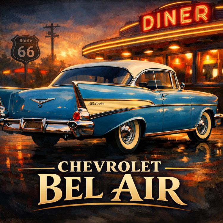 cover art for Chrome, Curves, and Paradise: The Bel Air That Defined a Generation
