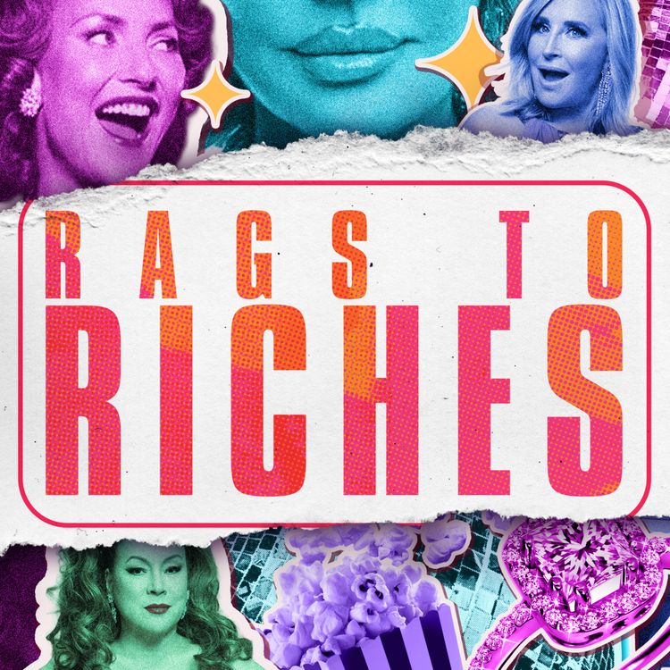 cover art for Rags to Riches with Lou Beckett and Martha Lady Sitwell