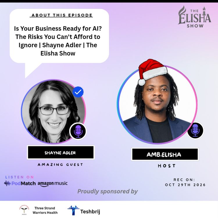 cover art for Is Your Business Ready for AI? The Risks You Can't Afford to Ignore | Shayne Adler | The Elisha Show
