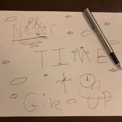 cover art for Never Time To Give Up