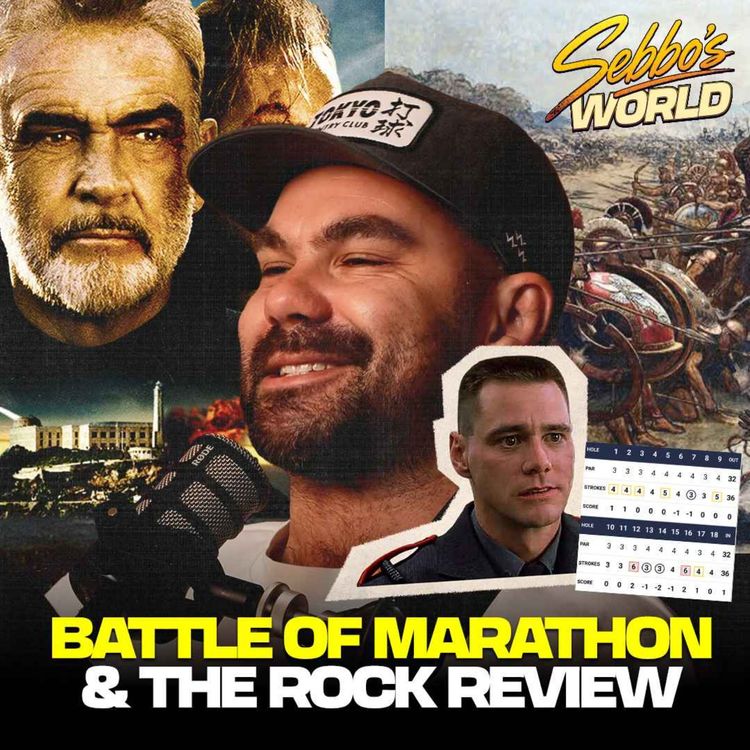 cover art for The Battle of Marathon, 'The Rock' Review & Golf Mental Breakthroughs