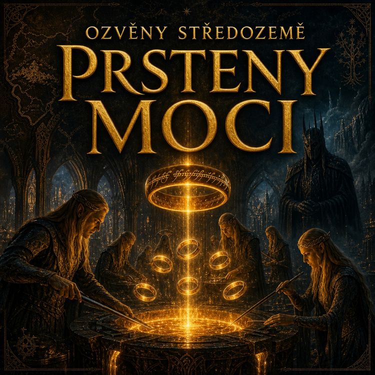 cover art for Prsteny moci | Skutečný příběh Jednoho prstenu a Nazgûlů | Ozvěny Středozemě