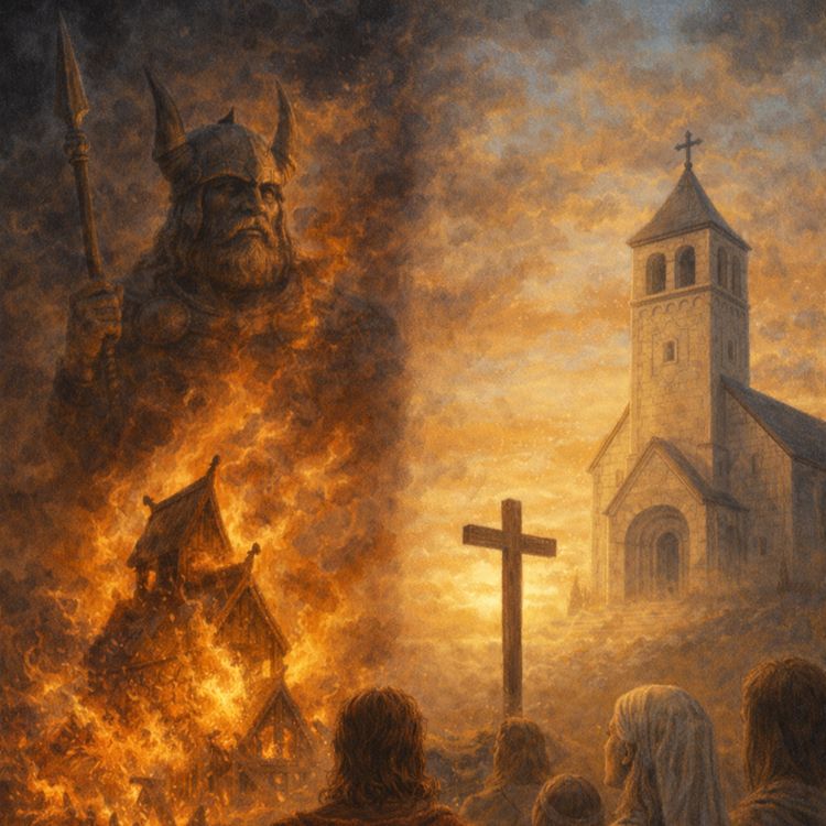 cover art for Bestefar forteller om Norrøne guder. Femte og siste del.