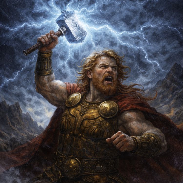 cover art for Bestefar forteller om Norrøne guder. Fjerde del.