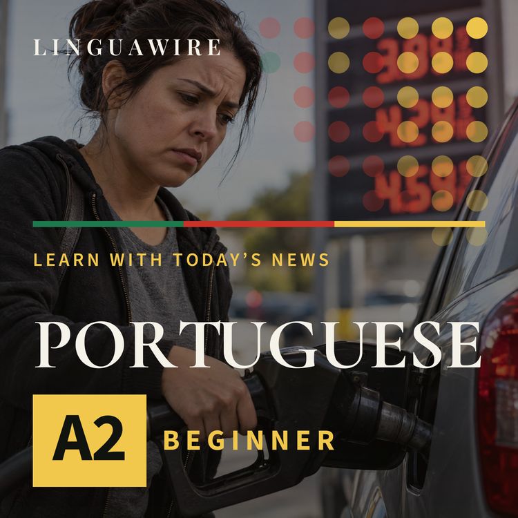 cover art for A2 European Portuguese News | Why US Families Are Paying More at the Pump