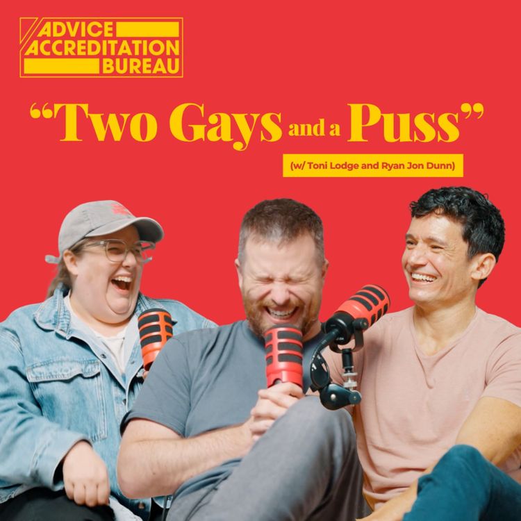 cover art for "Two Gays and a Puss" (w/ Toni Lodge and Ryan Jon Dunn)