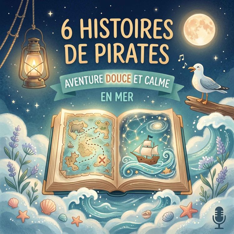 cover art for 6 histoires de pirates pour s’endormir – Aventure douce et calme en mer