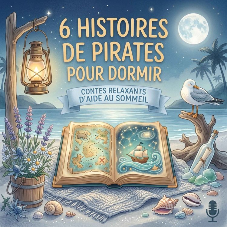 cover art for 6 histoires de pirates pour dormir - Contes relaxants d'aide au sommeil