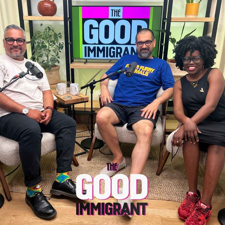 cover art for Children's literature, Twitter and returning from Trump's America with Bim Adewunmi and Dr Darren Chetty