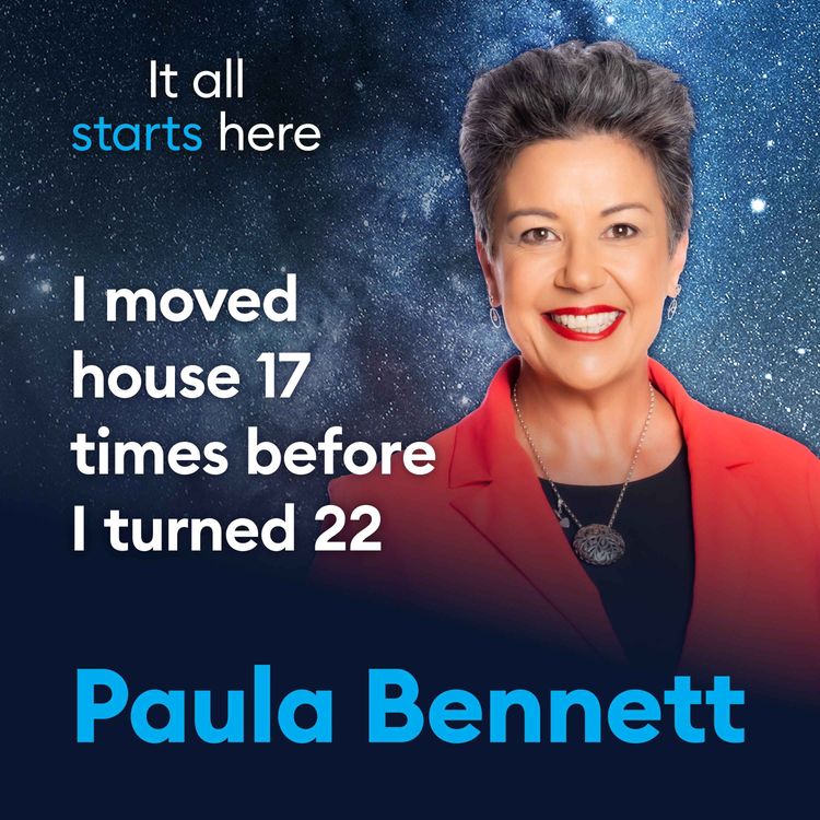 cover art for I moved house 17 times before I turned 22 | Paula Bennett