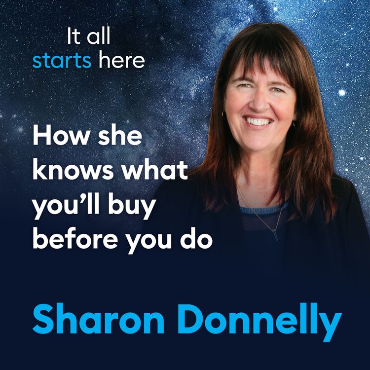 cover art for How she knows what you’ll buy before you do | Sharon Donnelly 
