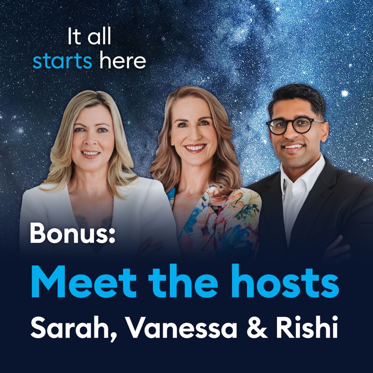 cover art for Bonus: meet the hosts | Sarah, Vanessa and Rishi