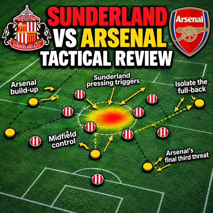 cover art for Sunderland vs Arsenal Review