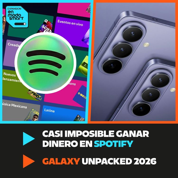 cover art for Casi IMPOSIBLE ganar dinero con Spotify y GALAXY UNPACKED