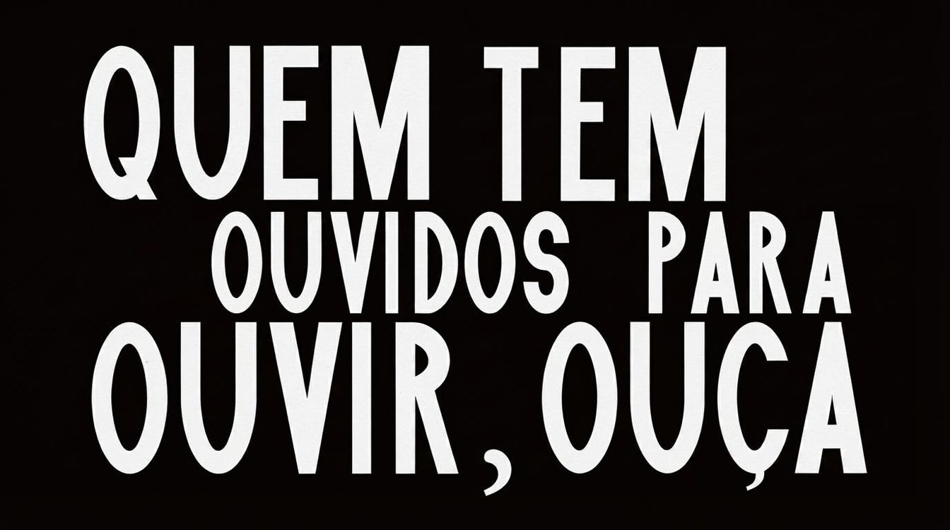 cover art for QUEM TEM OUVIDOS PARA OUVIR, OUÇA (Kurundu Filmes, Brasil, 2026)