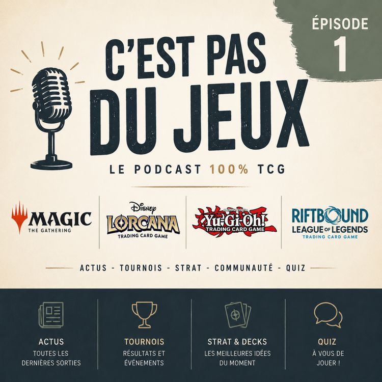 cover art for c'est pas du jeux Magic realite fracturee et les annonces de lorcana
