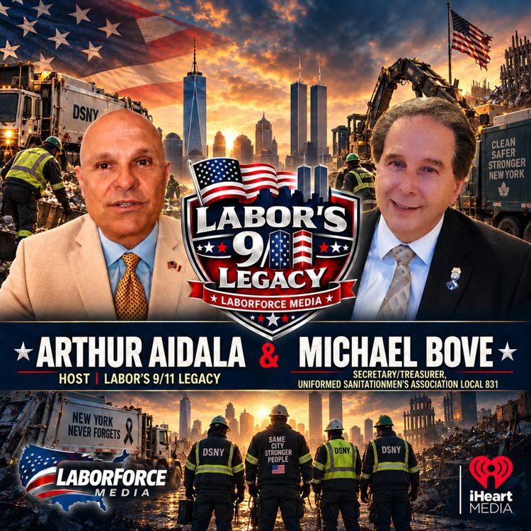 cover art for Episode 3 - Michael Bove Sec. Treasurer Uniformed Sanitationmen’s Association Local 831