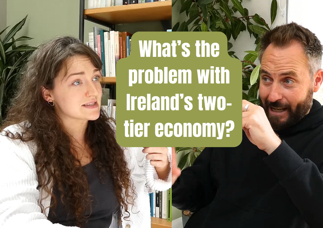 cover art for S1E5: Is Ireland actually rich?