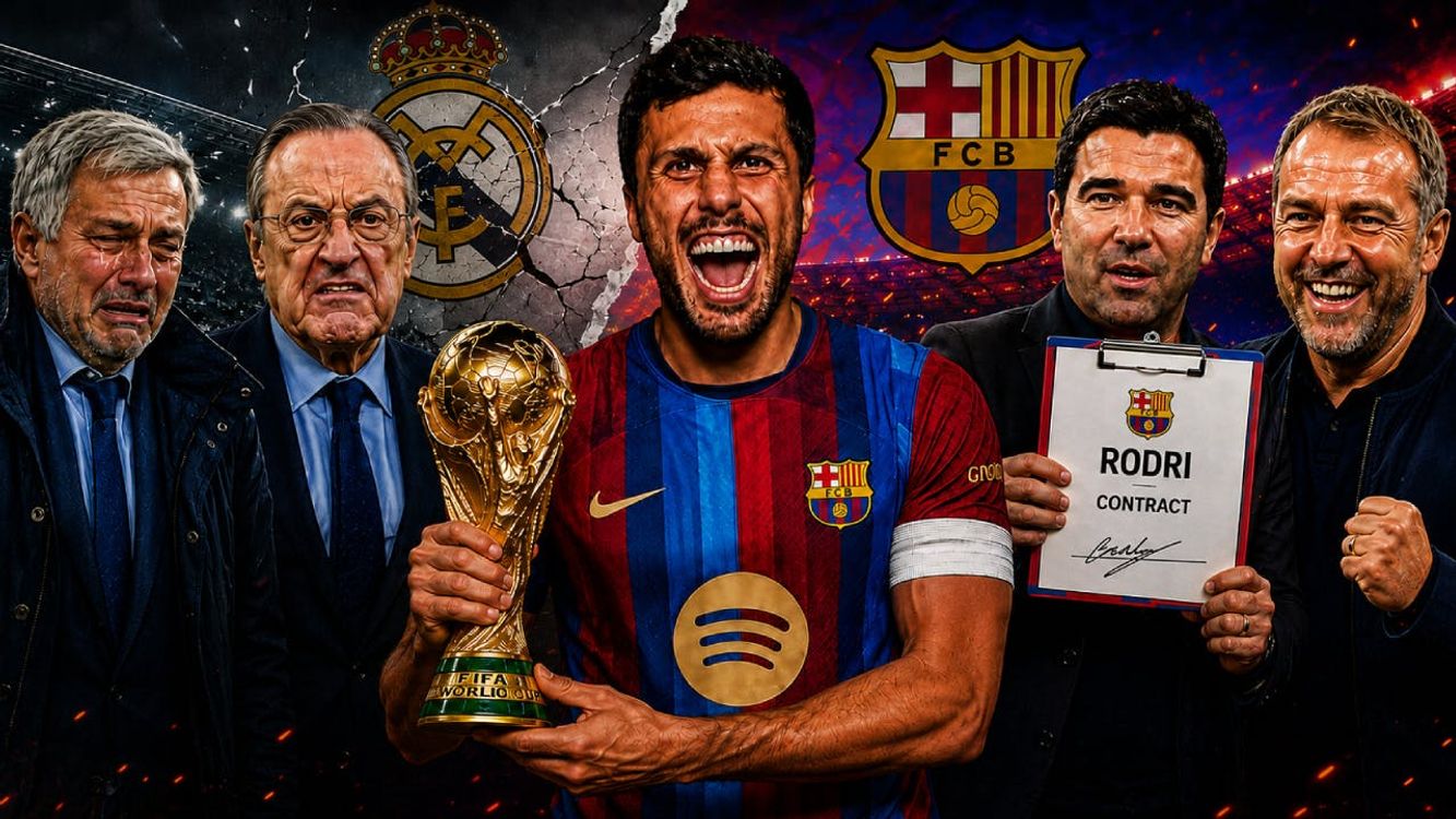 cover art for 🚨Barcelona TRYING TO HIJACK Rodri From Real Madrid💣| Personal Terms CLOSE To Being Agreed ✅💥
