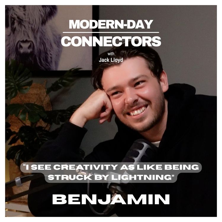 cover art for "I see creativity as like being struck by lightning" - Benjamin - #1