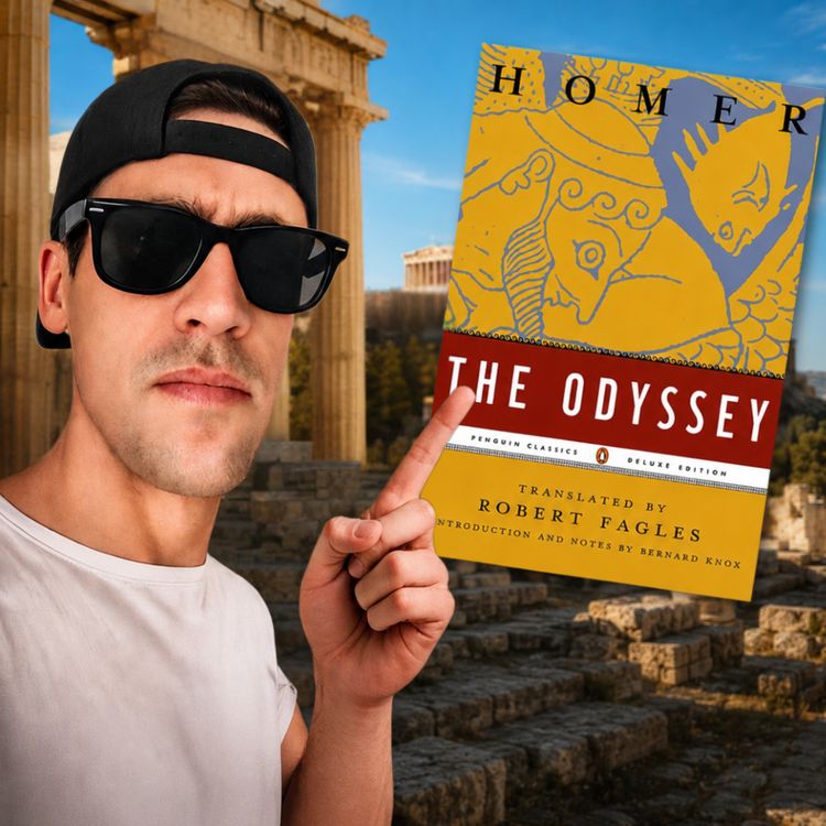 cover art for 12 Stoic Lessons from The Odyssey