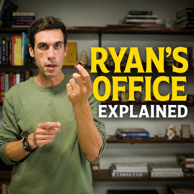 cover art for BONUS | Ryan Holiday’s Office Tour: Books, Stoic Artifacts, and Daily Rituals
