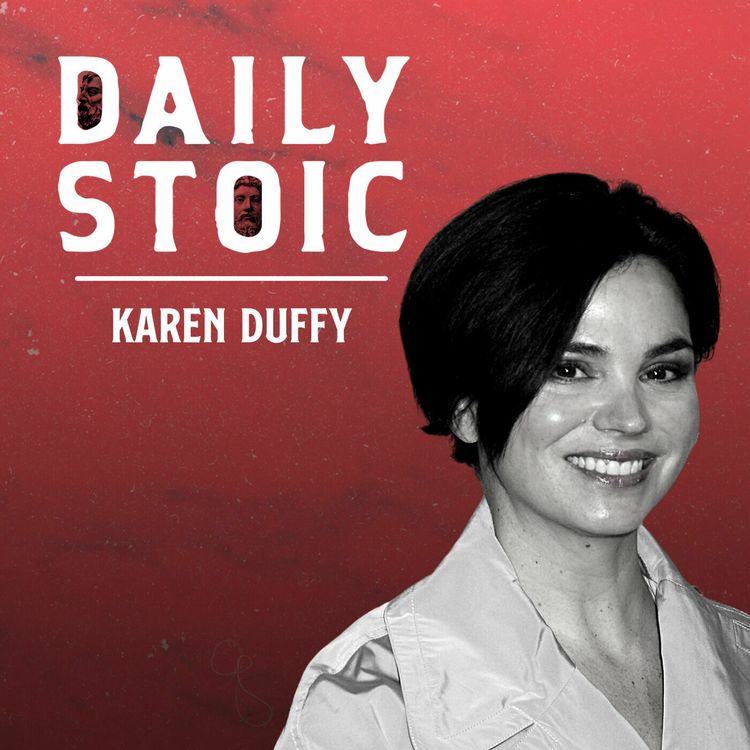 cover art for Karen Duffy on Using Stoicism to Find Happiness (Even with Chronic Illness) | Nothing Is As Encouraging As This